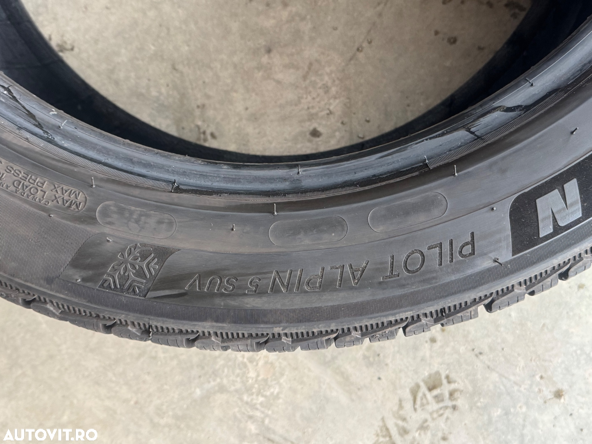Vând 4 anvelope 275/45/20 Michelin de iarnă ca noi - 7