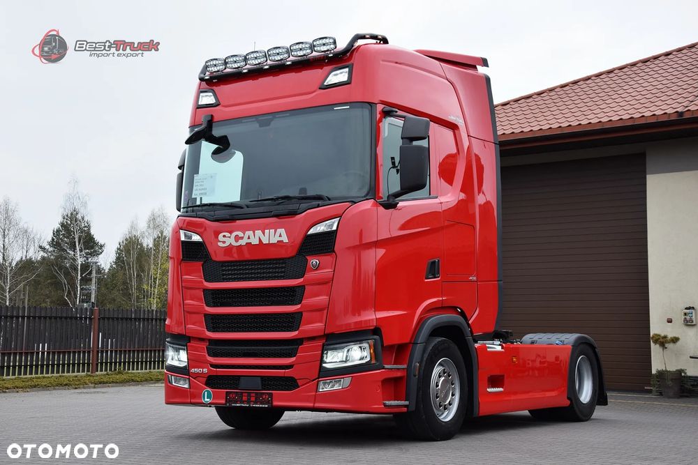 Scania S450 / FULL LED / KLIMA POST. / RETARDER / ZBIORNIKI  1400 L /  DUŻE ZEGARY - 3