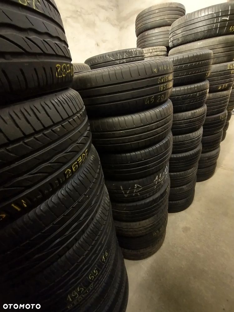 letnie opony używane 14 15 16 17" pakiet Legnica hurt 205/55R16 205/60R16 195/65R15 185/65R15 - 5