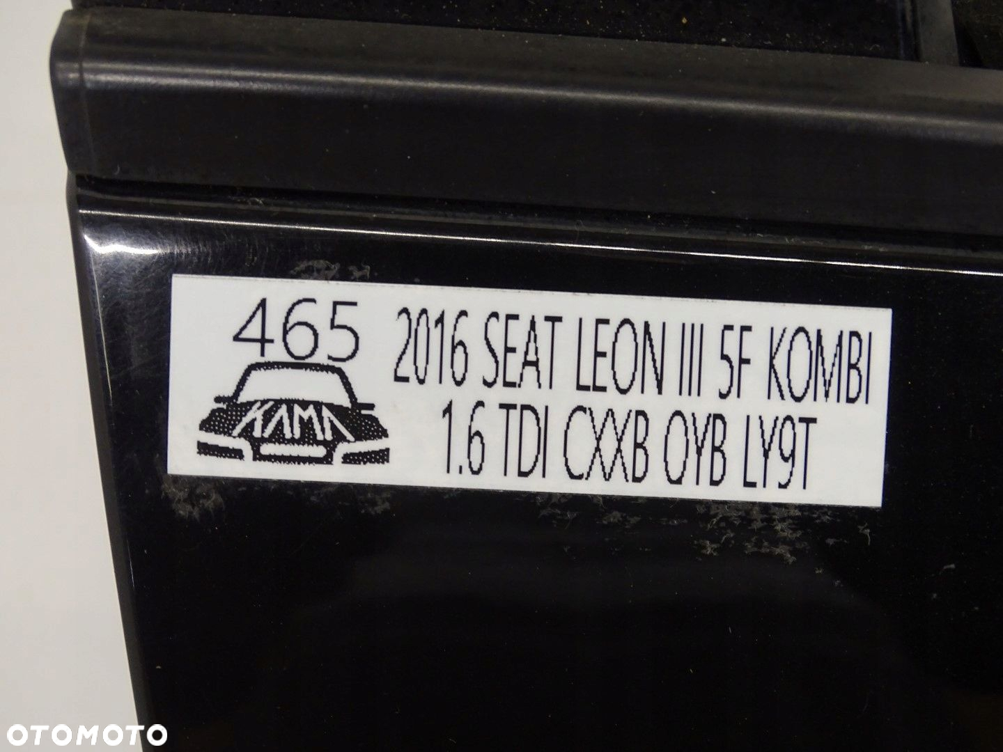 DRZWI PRAWY PRZÓD PRAWE PRZEDNIE SEAT LEON III 5F  5D KOMBI  CZARNE LY9T - 10