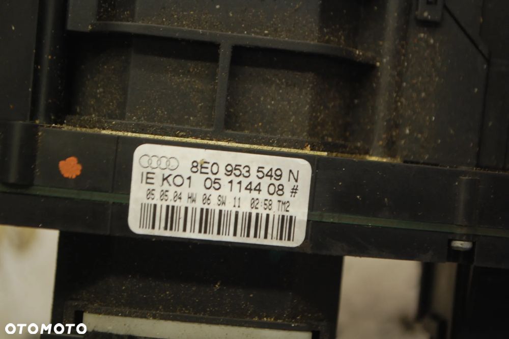 PRZEŁĄCZNIK MANETKA ZESPOLONA + TEMPOMAT 8E0953549N 4E0953503A 4E0953521 8E0953549Q AUDI A4 B6 B7 - 5