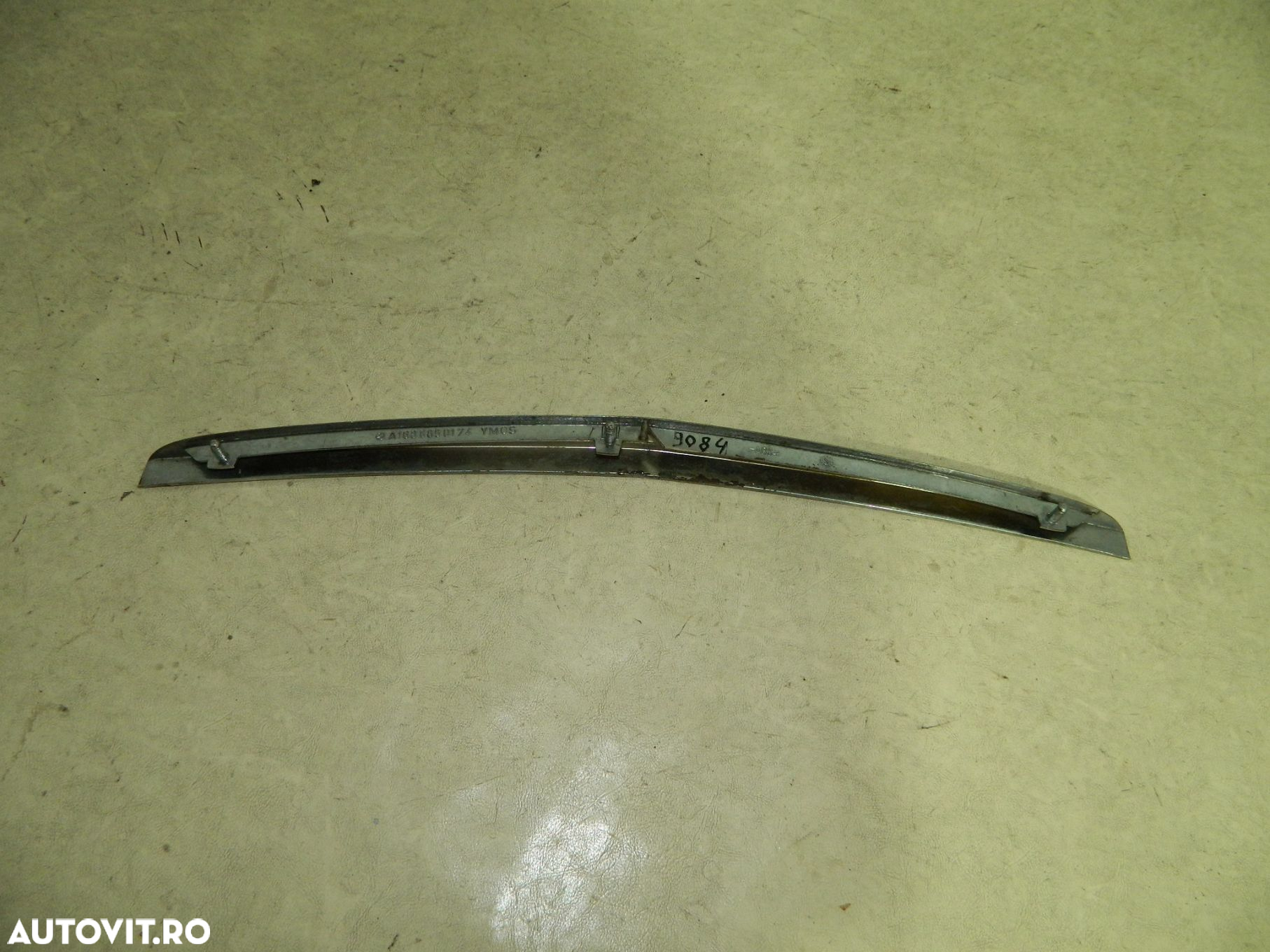 Ornament cromat bara fata - de sub grila radiator, Mercedes A-Class W168, 97-04, A1688850174 - 5