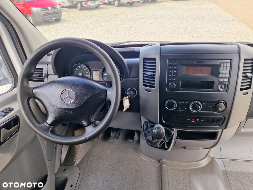 Mercedes-Benz SPRINTER 2,2 CDI 163 KONNA DOKA BRYGADÓWKA 7 OSOBOWA HDS HIAB HANDY 830KG KLIMATRONIK WEBASTO SKRZYNIA 3.5 M GWARANCJA - 24