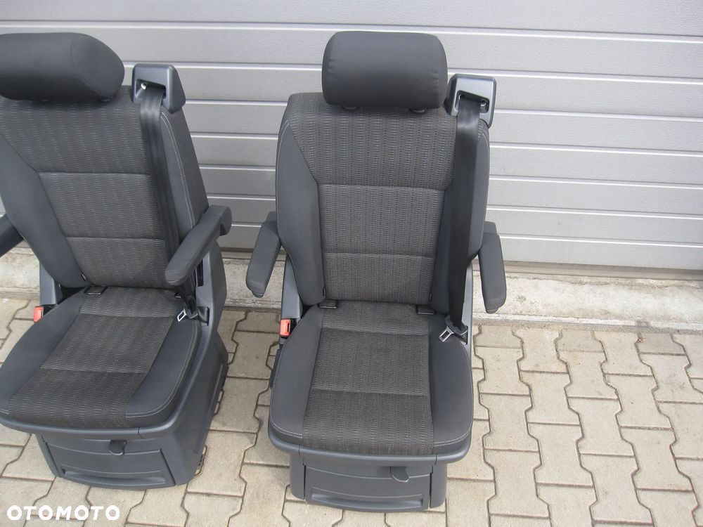 Vw T6 multivan fotel obrotowy koziołek 2 3 rząd - 4