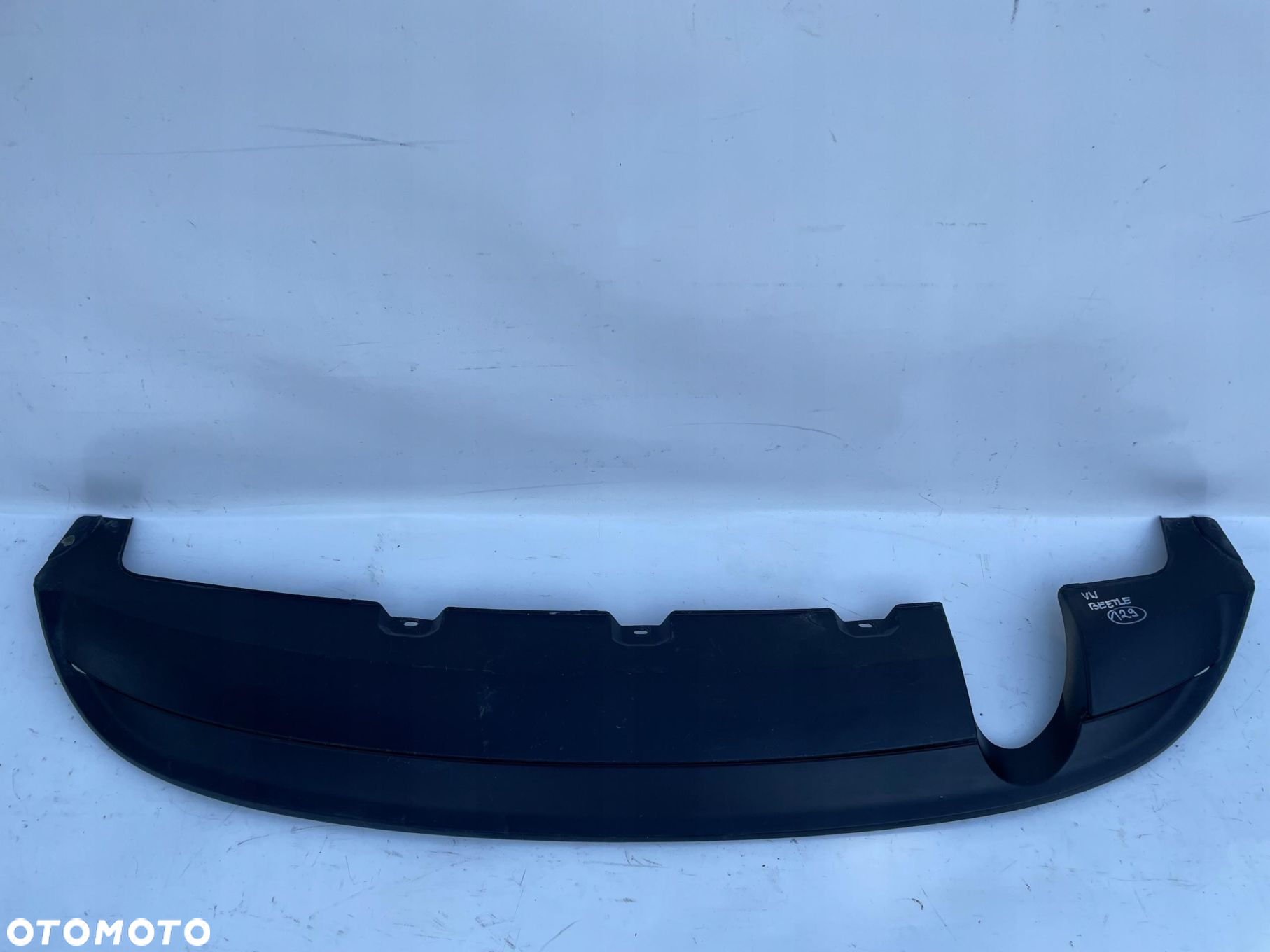 VW BEETLE 16-19 R-LINE SPOILER DYFUZOR DOKŁADKA W ZDERZAK TYŁ 5C5807568 - 2