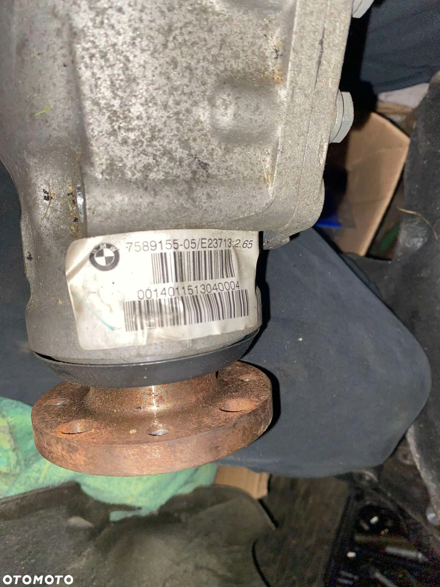 MOST DYFERENCJAŁ DYFER PRZÓD BMW F01 F10 F20 F30 2.65 7589155 - 4