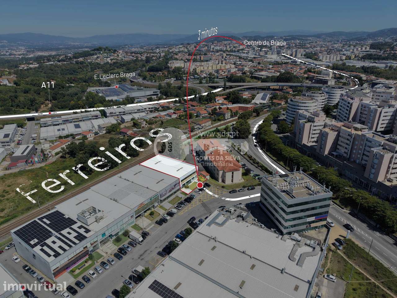 Pavilhão Comercial c/ área bruta de 1782m2 em Ferreiros - Grande imagem: 5/22