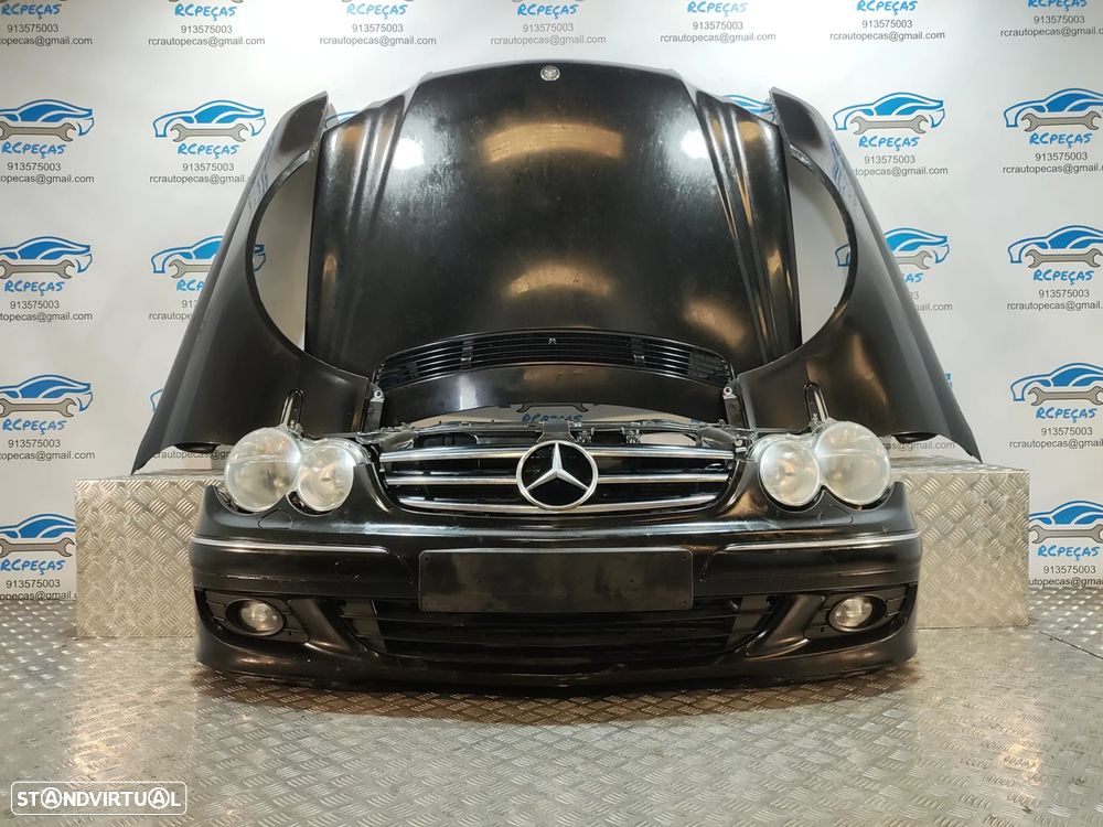 FRENTE COMPLETA MERCEDES BENZ CLASS CLK C209 W209 CAPOT PARACHOQUES GUARDA-LAMAS OTICAS RADIADOR VENTILADOR FRENTE FIBRA REFORÇO - 4