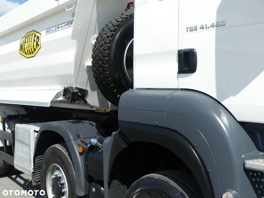 MAN TGS 41.460 / 8x8 / WYWROTKA MEILLER / MANUAL / NISKI PRZEBIEG / - 19