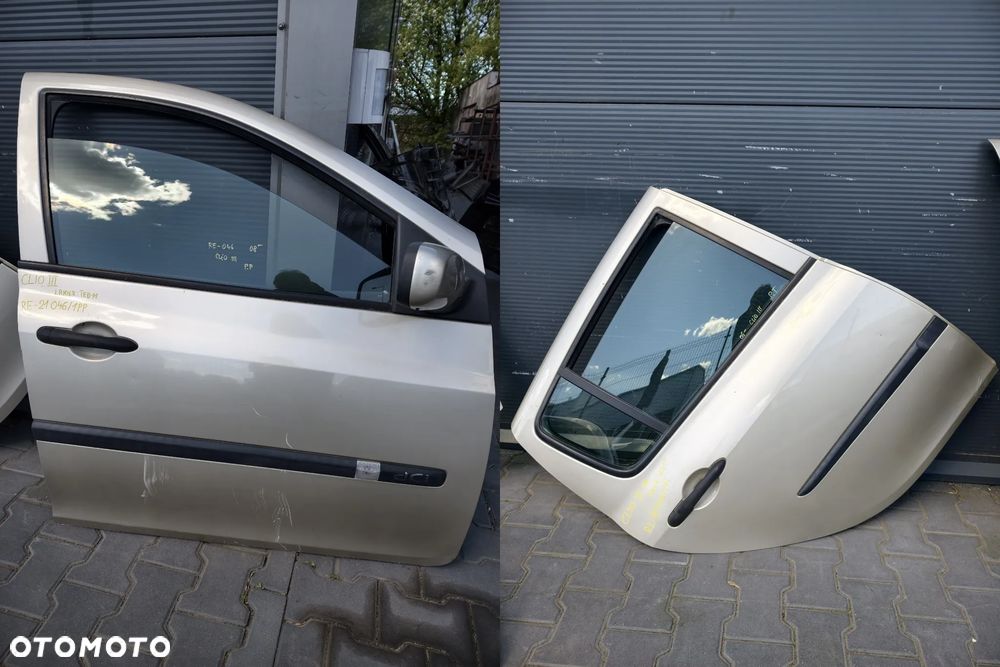 RENAULT CLIO III DRZWI / ZDERZAK / KLAPA / MASKA / BŁOTNIK 185 błotnik - 32