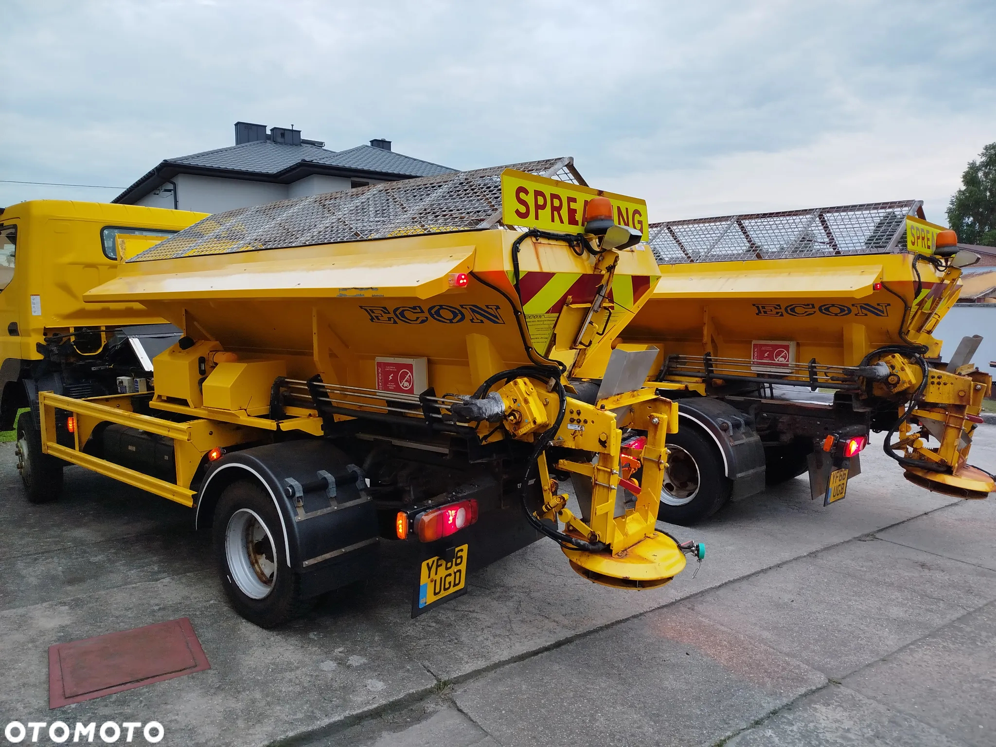 Mitsubishi CANTER 4x4 FUSO 180KM 6C18 Piaskarka Solarka Gritter Hydraulika Euro 6 - 21