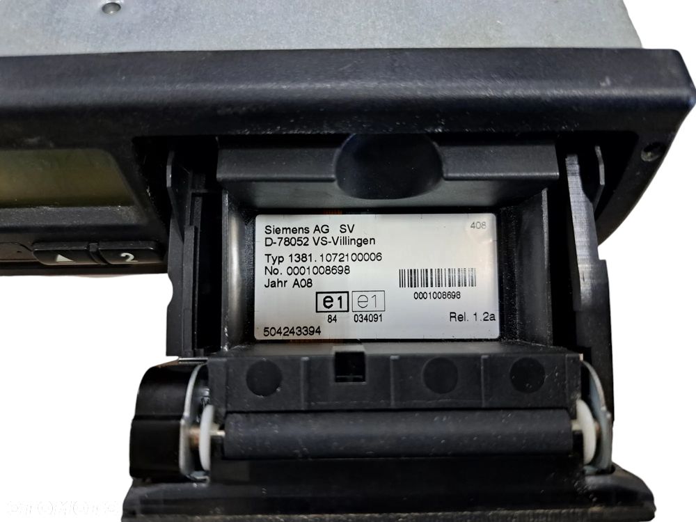 TACHOGRAF CYFROWY TYP 1381 IVECO 2008R VER 1.2a    504243394 - 3