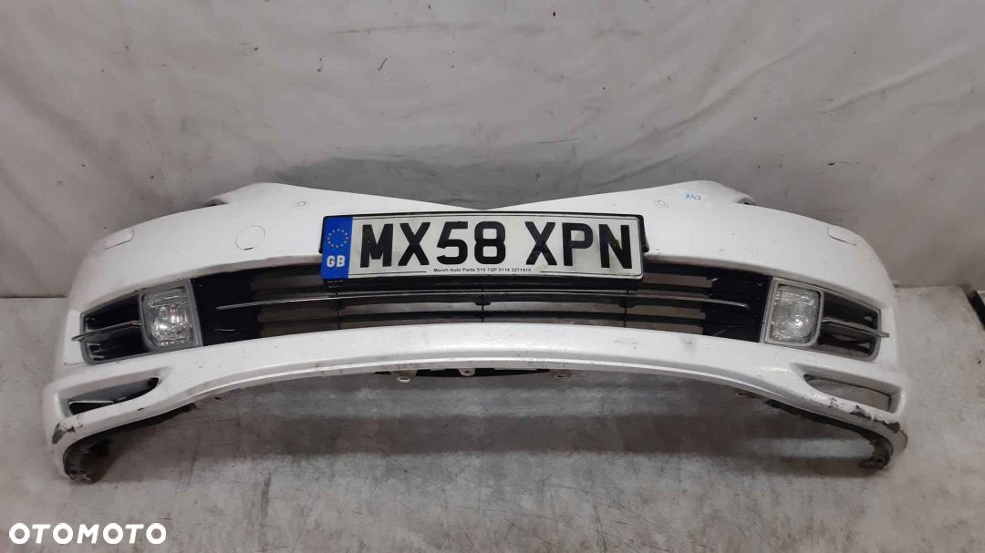 $ ZDERZAK PRZÓD PRZEDNI DO MAZDA 6 VI GH HALOGENY SPRYSKI XENON BIAŁY - 1