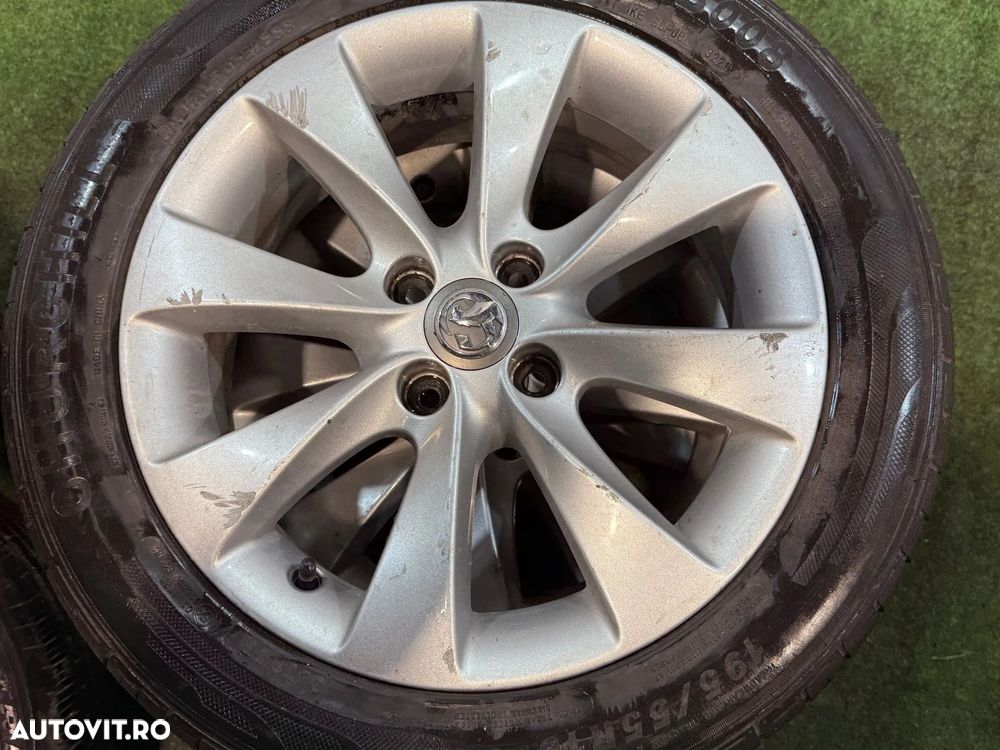 JANTE + CAUCIUCURI 4x100​ 195/55R16 OPEL CORSA E 1.4 BENZINA 2017 2014-2019 - 4