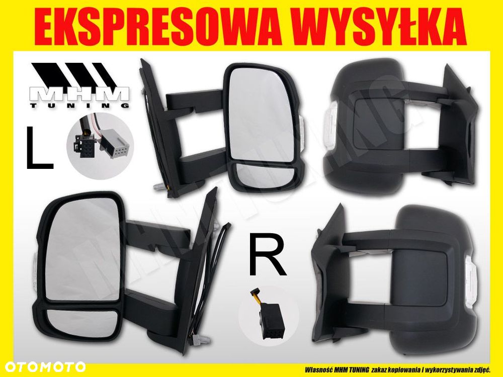 LUSTERKO 20 FIAT DUCATO BOXER JUMPER 2006-2018 R - 2