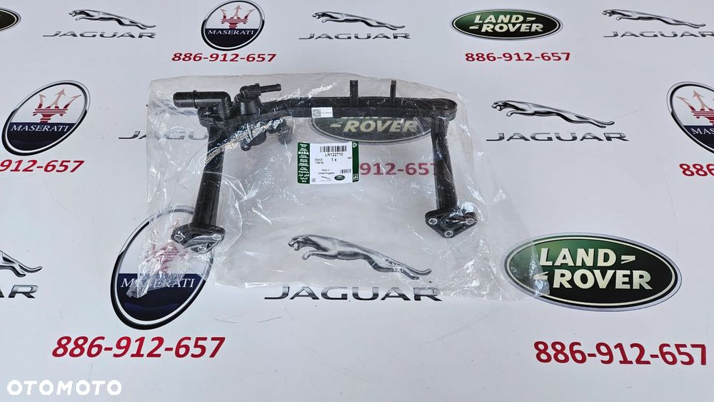 Jaguar XJ 351 3.0 SC 306PS 340 KM Króciec płynu chłodniczego Rura wody Przewód wodny głowicy DX23-18N348-AD - 1