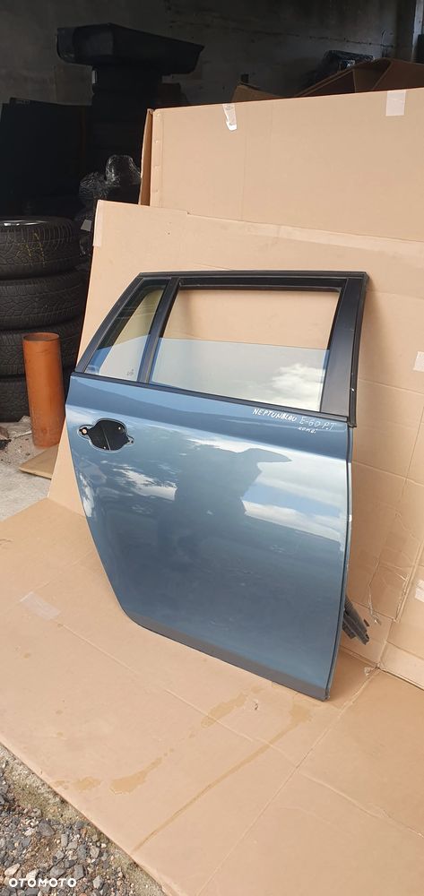 Drzwi prawy tył tylne prawe BMW 5 E61 A85 Neptunblau - 3