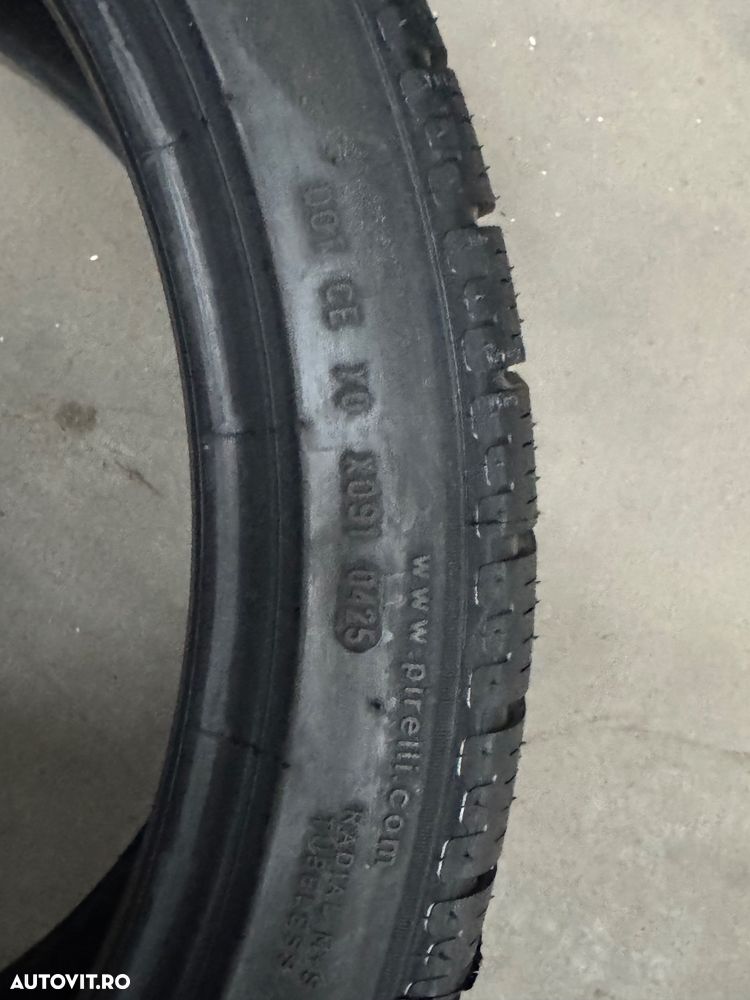 Vând set anvelope 245/40/20-275/35/20 Pirelli de iarnă cu runflat și steluță BMW noi - 7