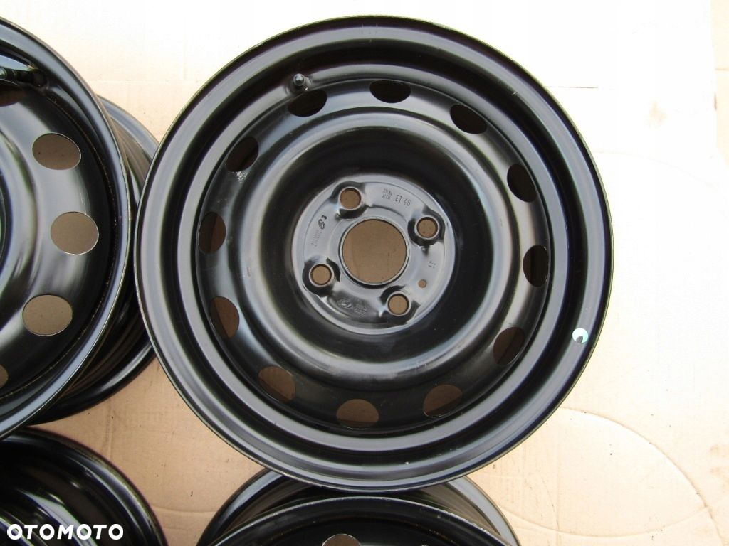 1x Felga 14 Hyundai i10 i20 Accent Getz Kia Picanto Rio II 5,5j 4x100 ET46 - 3