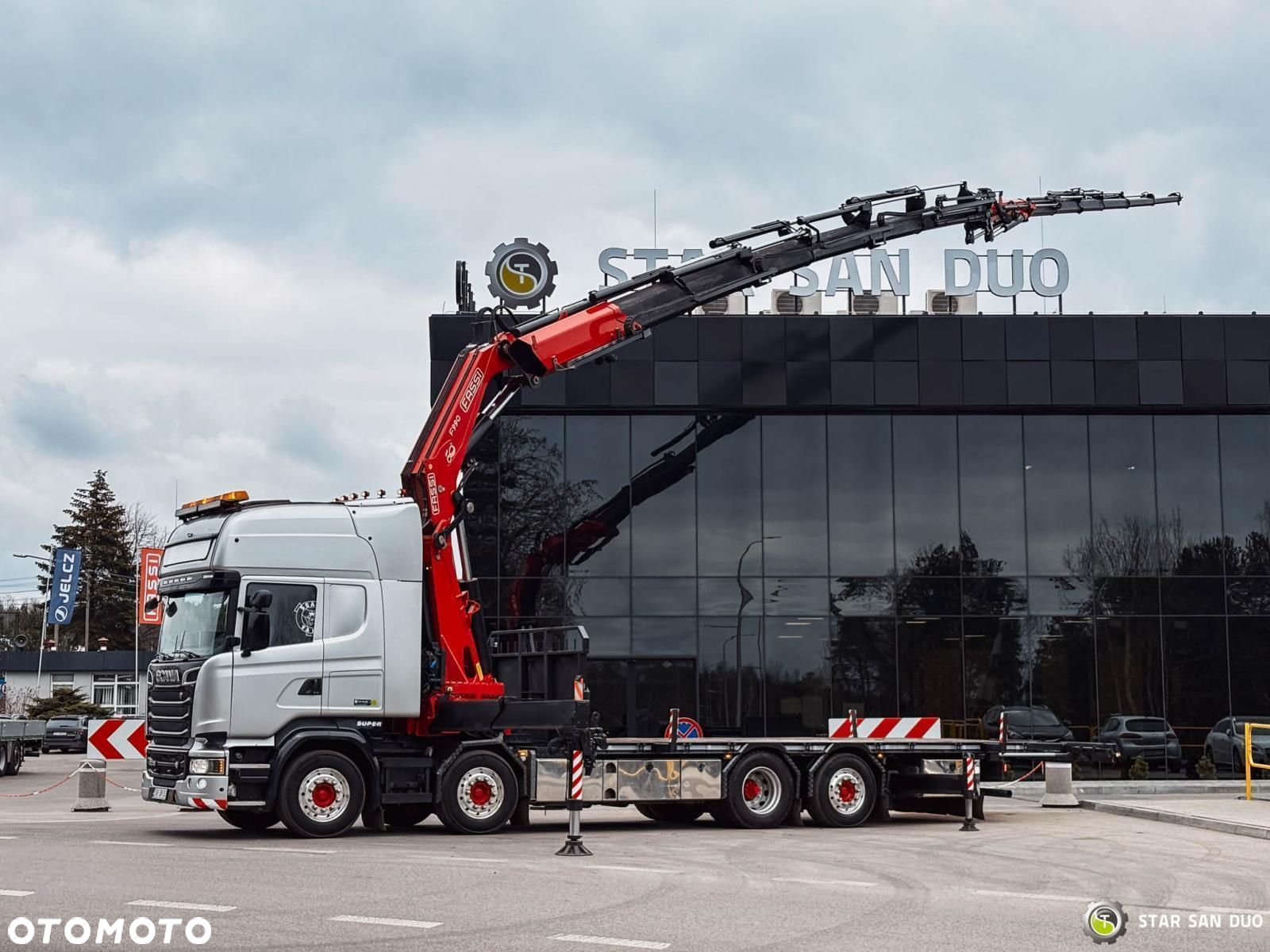 Scania R730 8x2 Fassi F990 FLY JIB HDS Żuraw Crane Kran - 8