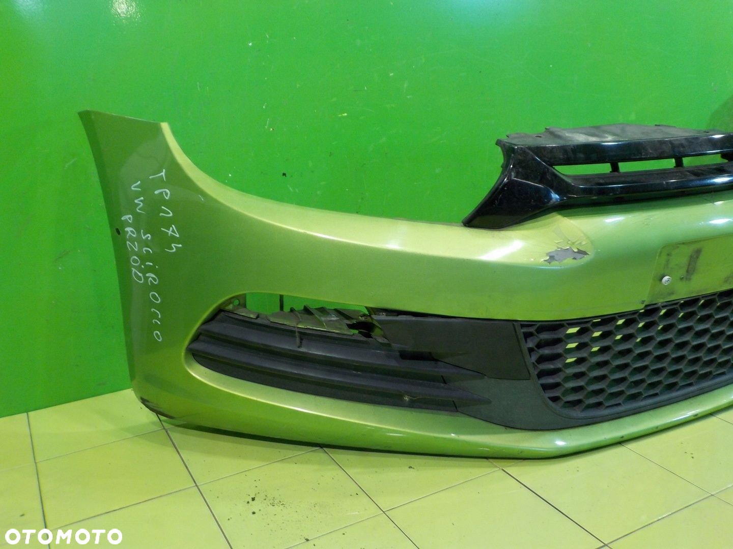 VW SCIROCCO 11r HB 3D zderzak przod - 2