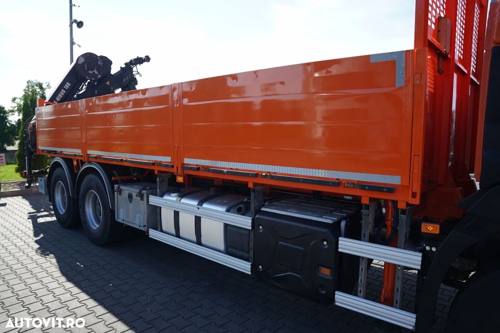 Renault C 430 / 6x4 / LIVRARE 6,8 M + HIAB 188 ES-4 HDS / EXTENSIE 12,5 M / RADIOCOMANDĂ / ROTATOARE - 19