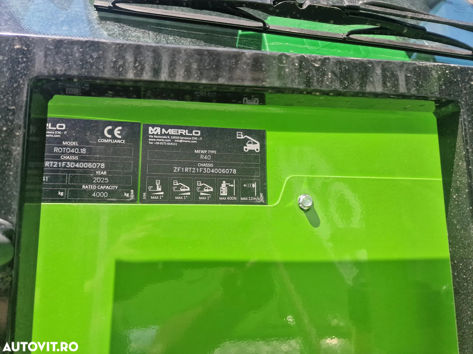 Merlo ROTO la 18m, Furci, cupa, AC, Cupla rapida, posibilitate leasing 5 ani, garantie 2 ani, nefolosit, produs in Italia-PROMOTIE 163.000 EUR+Tva - 30