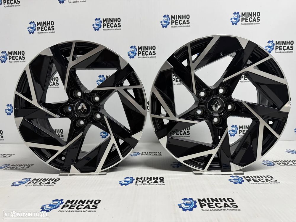 Jantes Look Renault Megane 2025 em 17 (5x114.3) Preto e Polido - 1