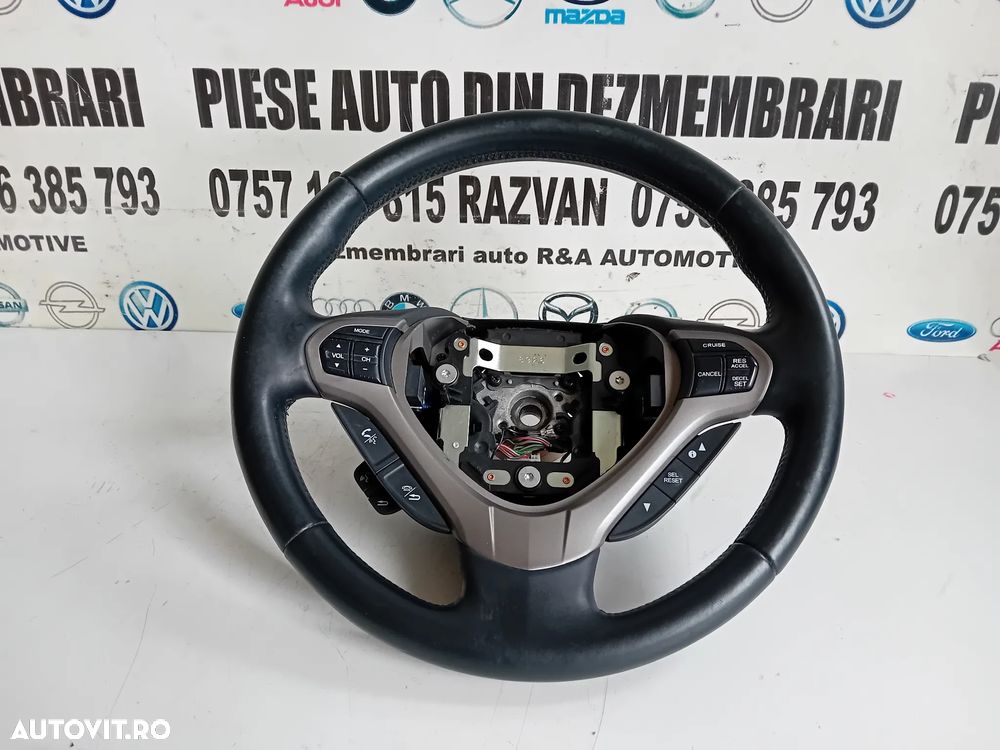 Volan Din Piele Cu Comenzi Honda Accord 2008-2013 Stare Buna - 1