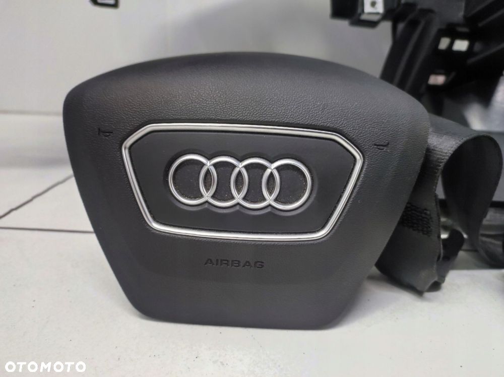 deska konsola poduszki pasy audi q8 etron skóra orginał - 7