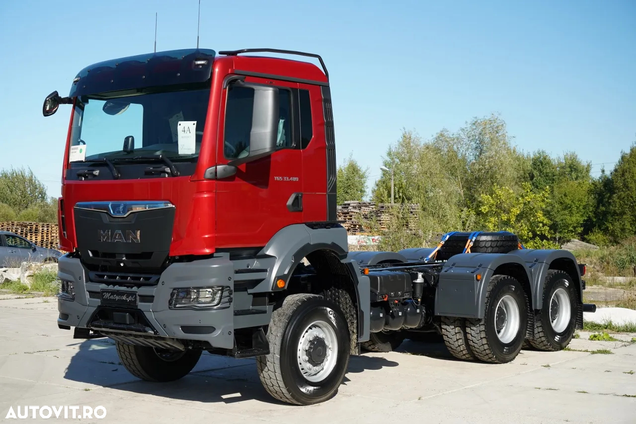 MAN TGS 33.480 / 6x6 / CONSTRUCȚIE / NOU-NOUȚ 2025 - 2
