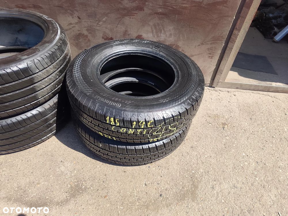 185/80R14 C 14C 185R14C 100/102R Opony Całoroczne Wielosezonowe CONTINENTAL VanContact 4Season do Przyczepy Przyczepki BUSA Legnica ALU-RAD 9mm J.Nowe 185/80 21r. - 8