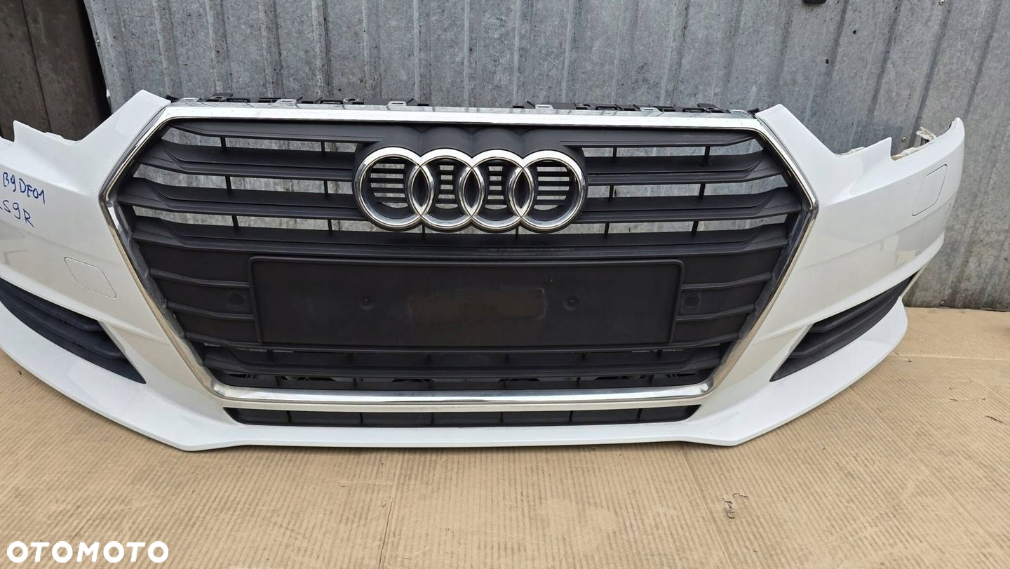 ZDERZAK PRZÓD AUDI A4 B9 8W KOMPLETNY PDC XENON 8W0807437 LS9R - 2