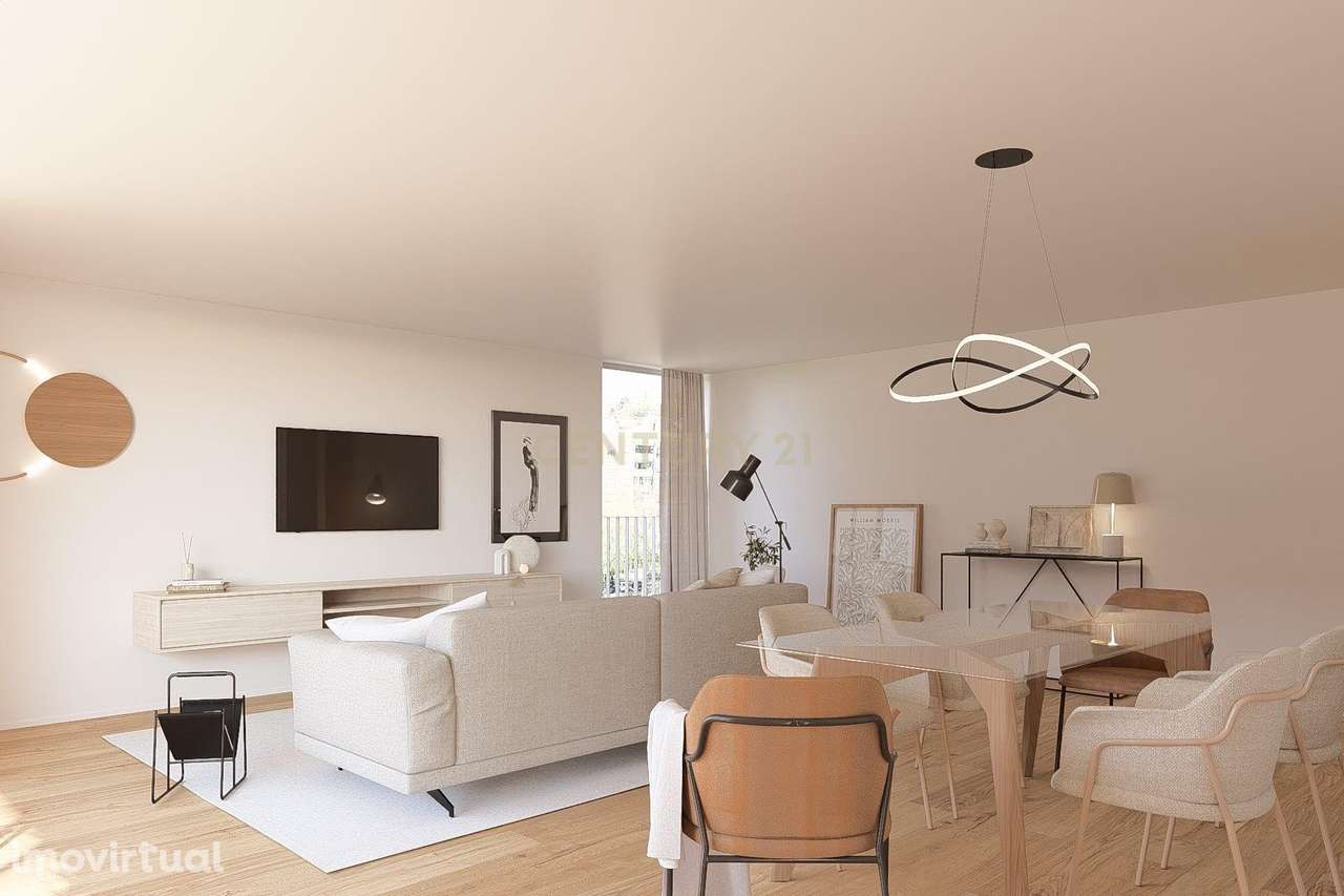 Condomínio do Sobreiro | T3 com 168m2 em Matosinhos, Senhora da Hora, - Grande imagem: 5/44