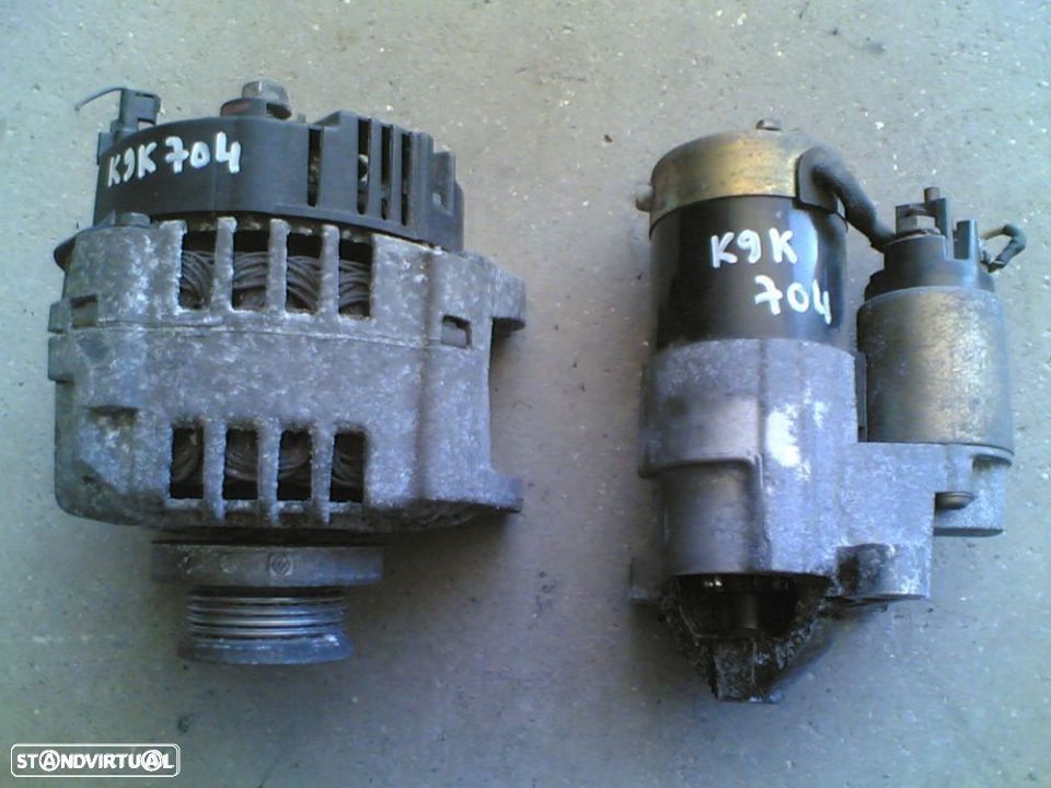alternador e motor arranque clio 1.5dci - 1