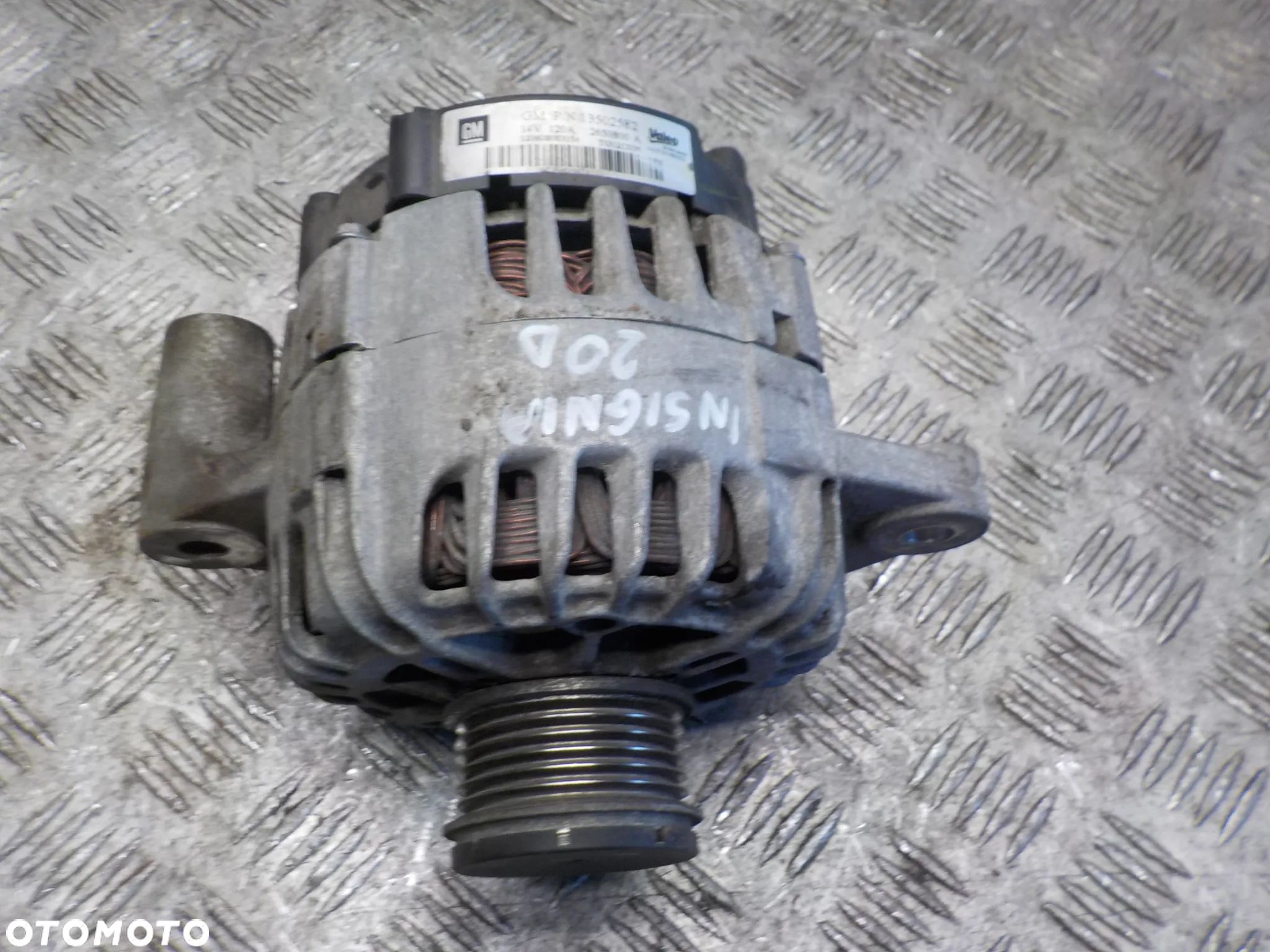 OPEL INSIGNIA A 2.0 CDTI ALTERNATOR 120A 13502582 - 1