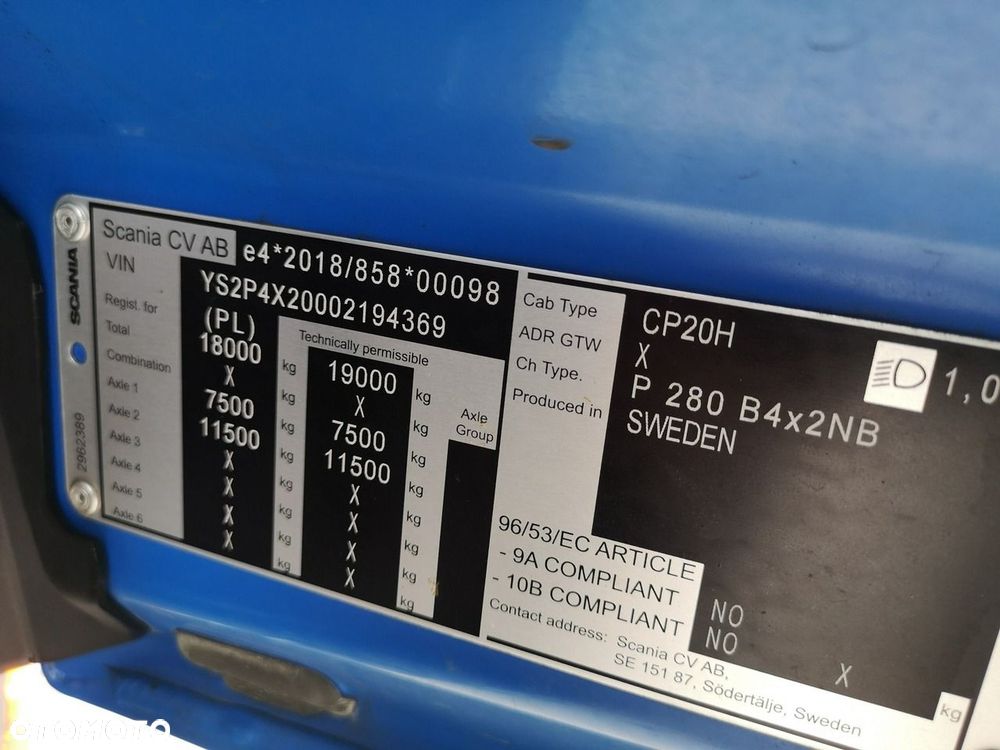 Scania P280 Chłodnia 22 Palety 2023 Rok Produkcji Salon PL Super Stan! - 19