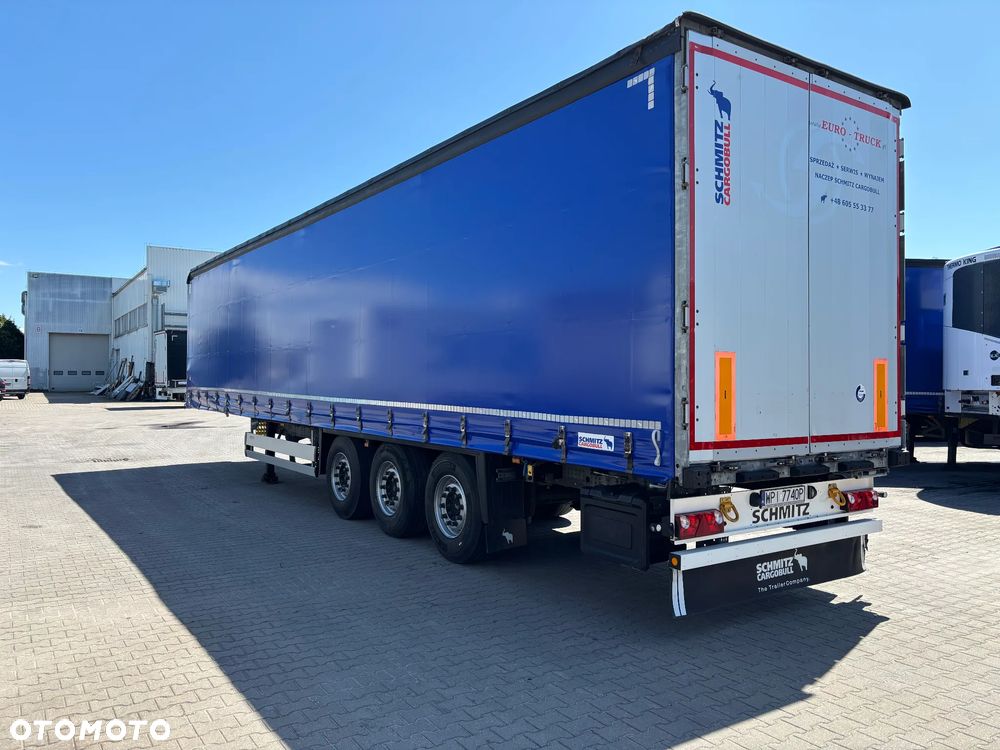 Schmitz Cargobull SCS kurtyna, podnoszona oś - 3
