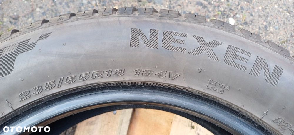 235/55R18 104V NEXEN , dwie używane opony wielosezonowe. - 4