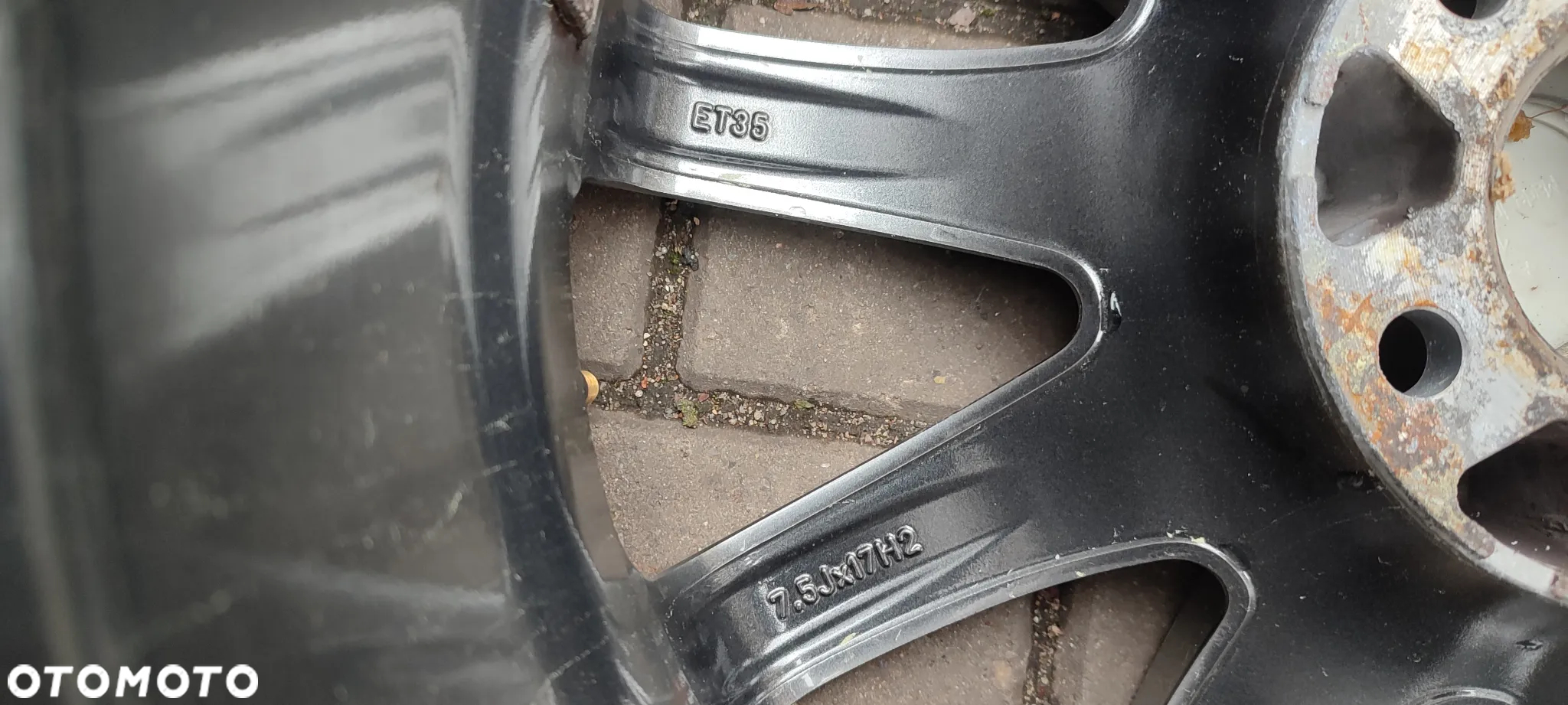 FELGI 5x112 7.5Jx17 CALI ET35 ANZO VW AUDI SEAT SKODA MERCEDES KOMPLET 4 SZTUKI - 9