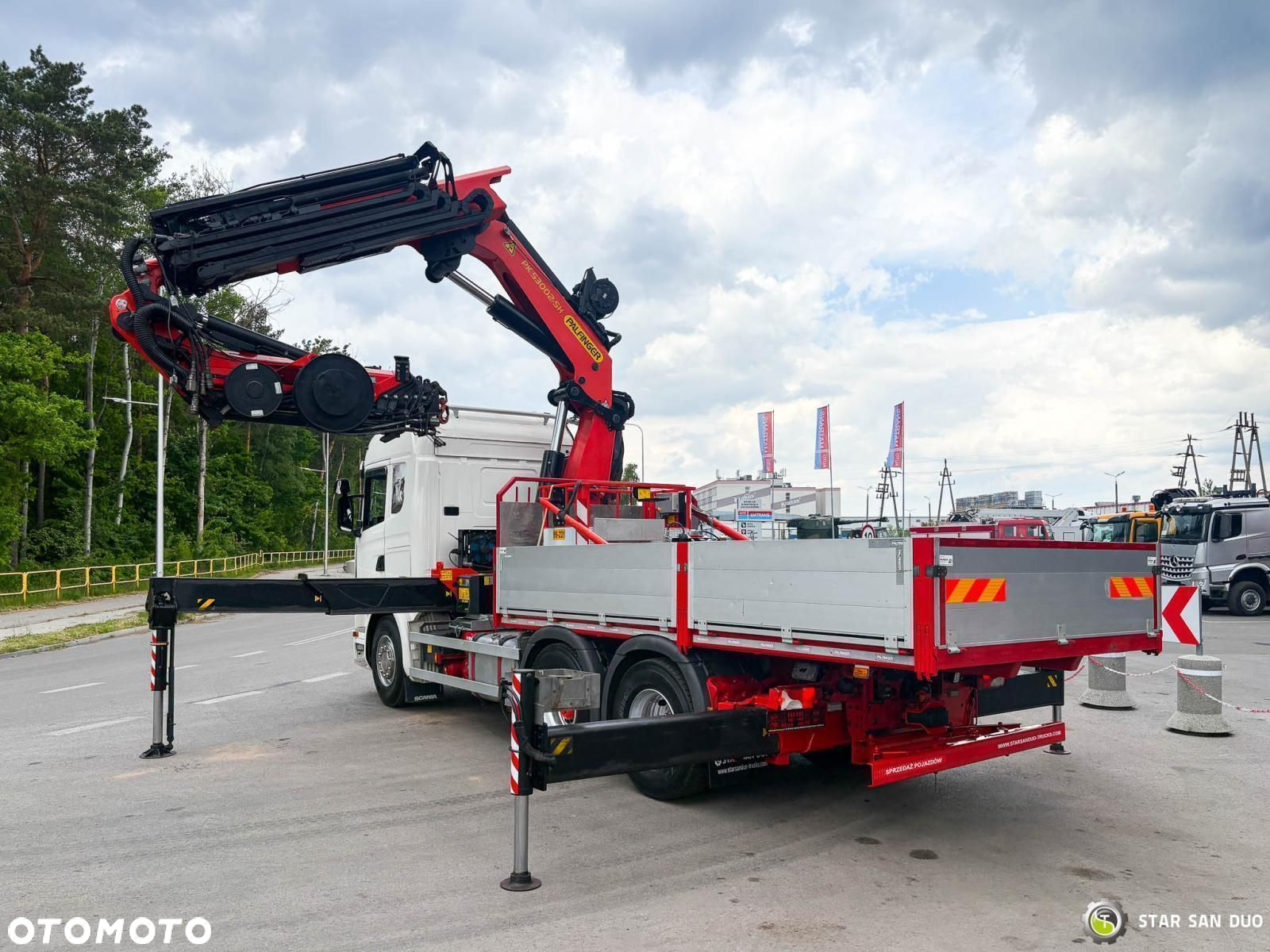 Scania G490 6x2 PalfingerPK 53002 SH Fly Jib Kosz Siodło - 7