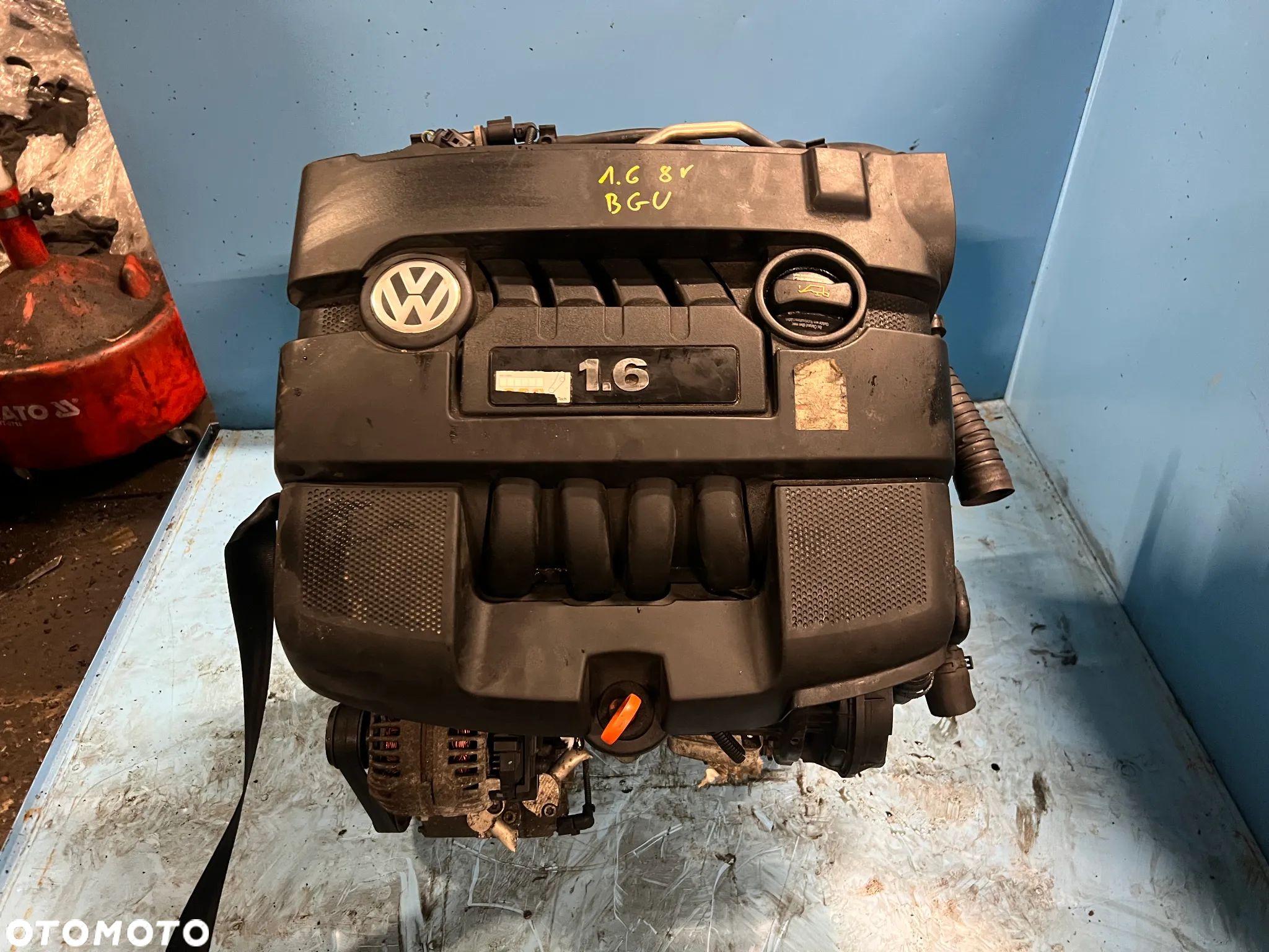 SILNIK 1.6 8V MPI BGU KOMPLETNY BGU - 1