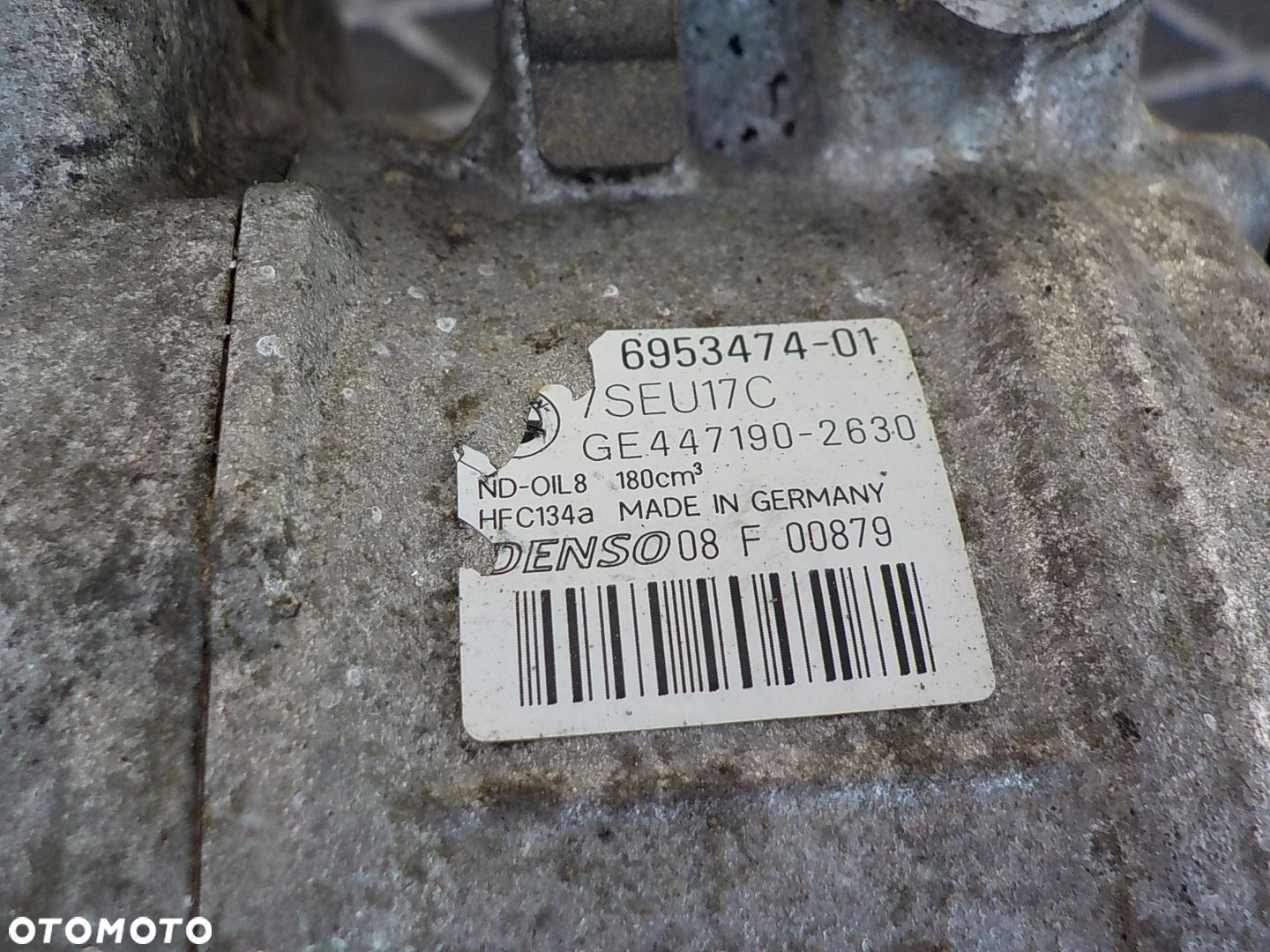 BMW 5 E60 E63 4.4 B SPRĘŻARKA POMPA KLIMATYZACJI 6452 6953474-01 - 5