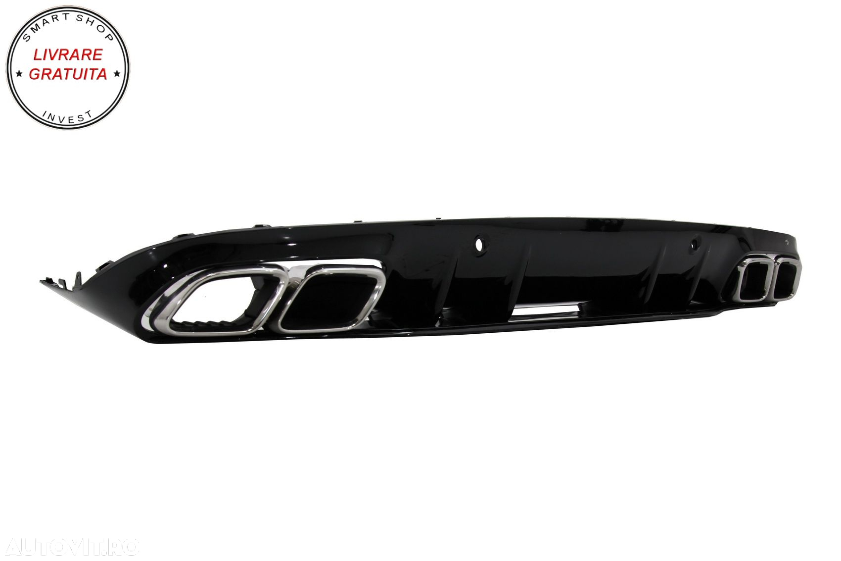 Difuzor Bara Spate MERCEDES C-Class C205 A205 Coupe Cabriolet (2014-2019) Facelift- livrare gratuita - 4