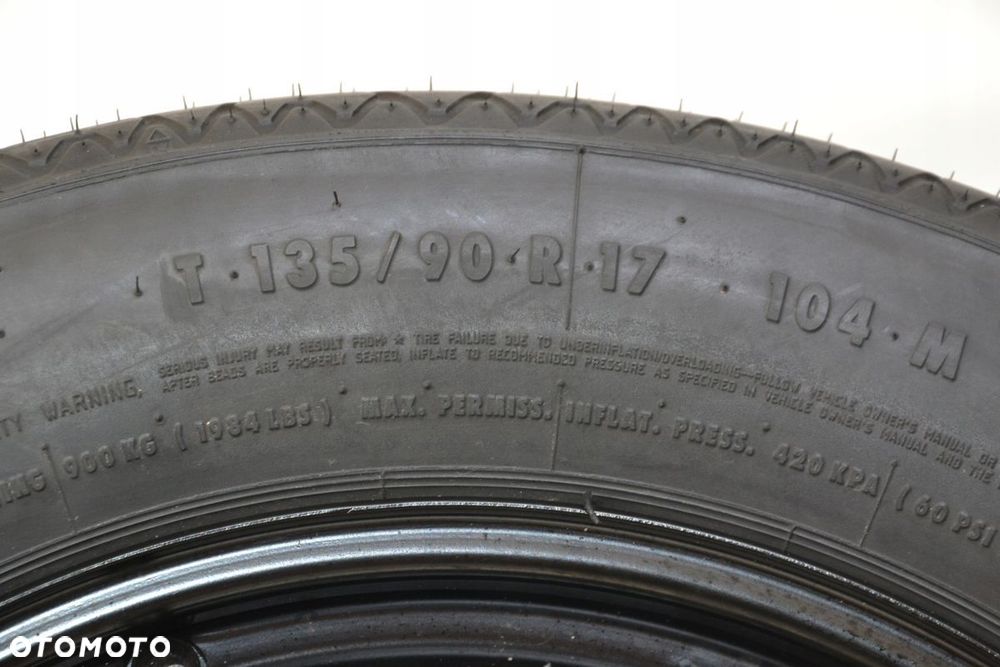 KOŁO DOJAZDOWE R17 PEUGEOT 5008 II NOWE -30% - 3