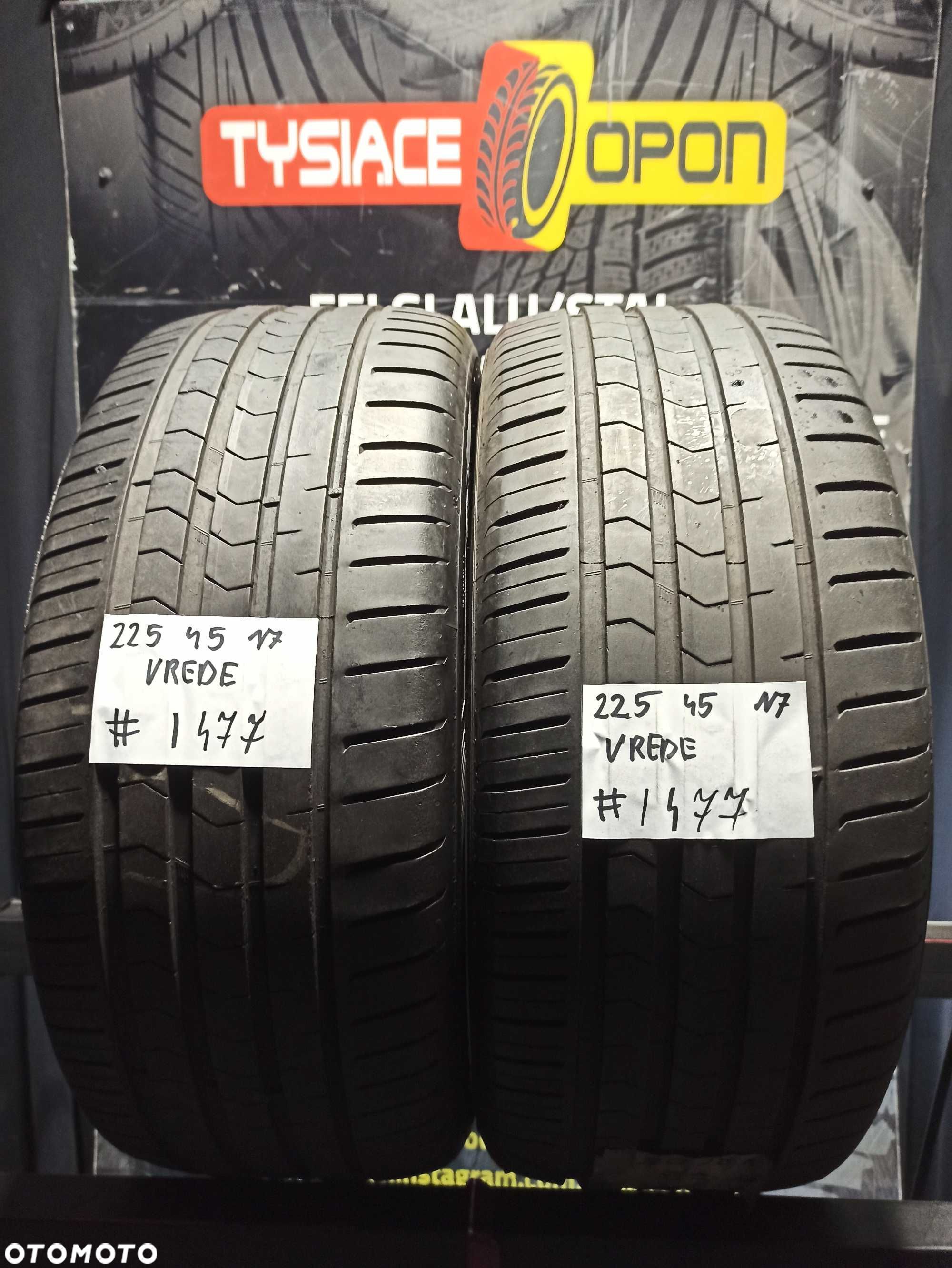 Opony Letnie 225/45/17 VREDESTEIN ULTRAC #1477 - 1