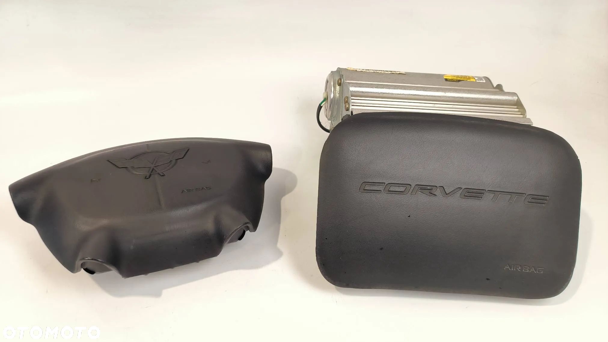 poduszka powietrzna airbag kierownicy i pasażera, AL5724MYXALZ74 GEPM9R4MABG AB5723MYXANP97 GPGM9B3QAPM komplet Chevrolet Corvette C5, 2001r. - 1