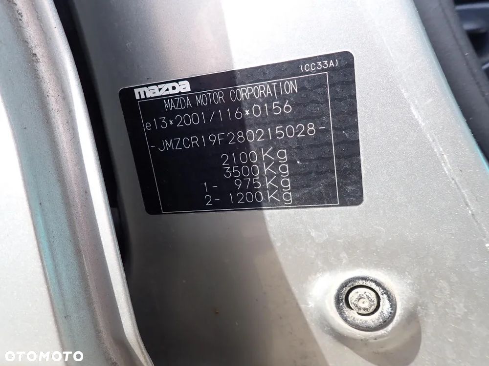 CZĘŚCI - Mazda 5 I CR19 2,0 16V 107kW 146KM LFF7 / LFDE 5B LAKIER 22R 2007r. INDEX - 9507 - 6