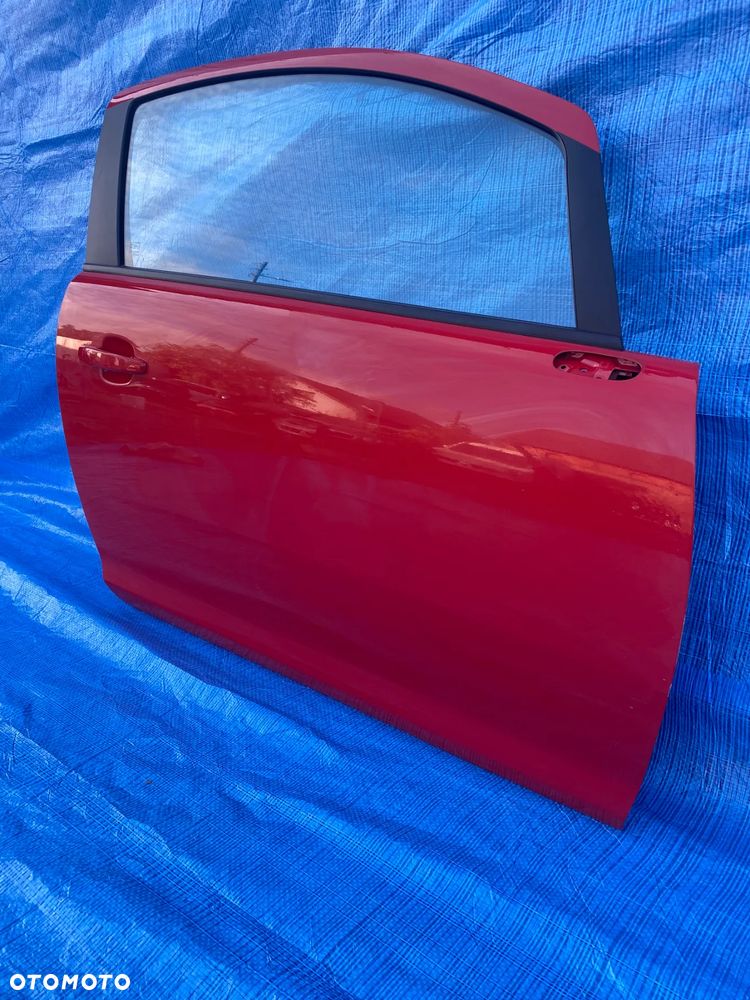 DRZWI PRAWY PRZÓD PRAWE PRZEDNIE CORSA D 2011 CZERWONE - 3