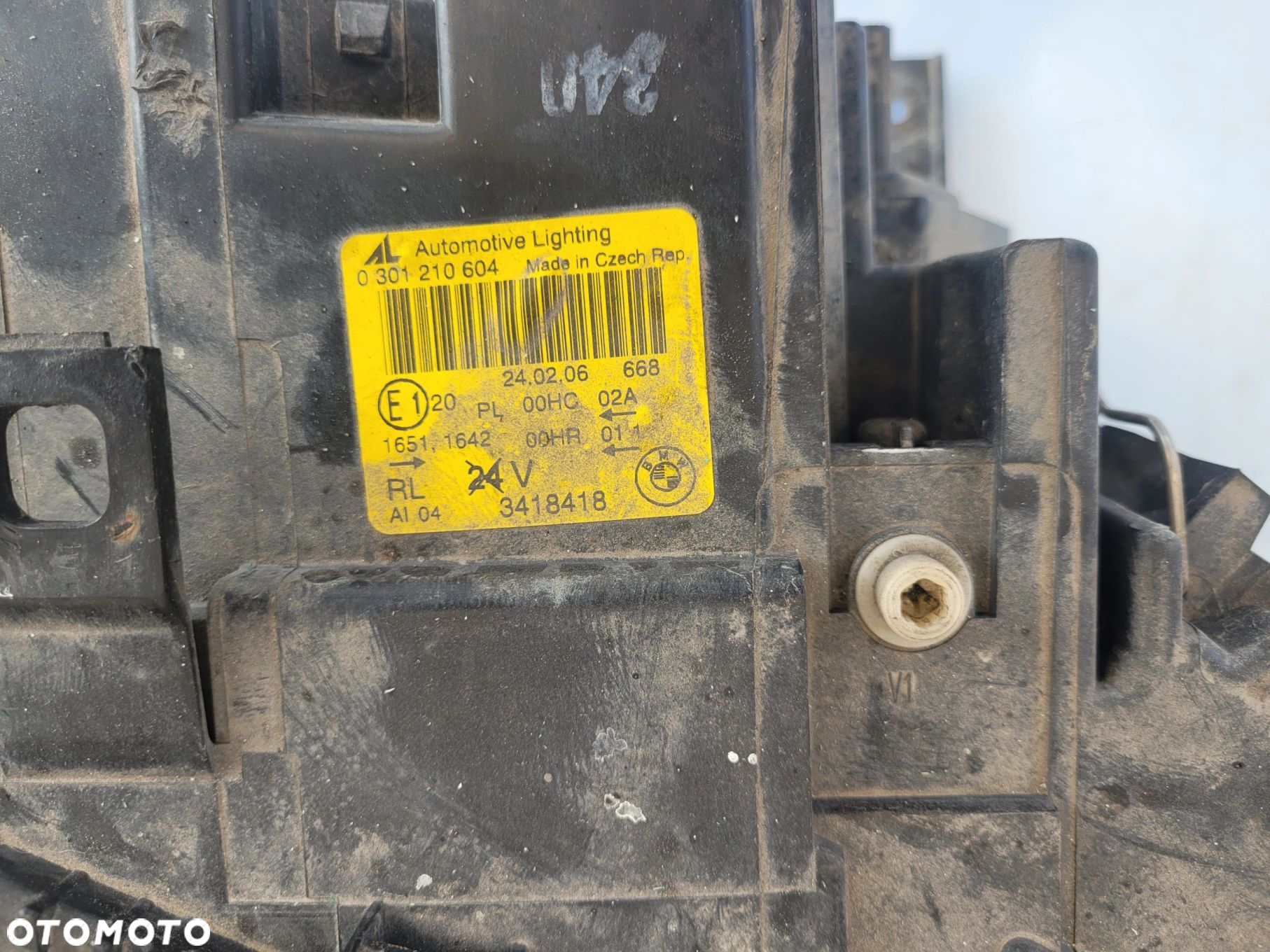 LAMPA PRAWY PRZÓD PRZEDNIA BMW X3 E83 PRZEDLIFT H7 3418418 UK - 5